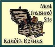 Most Treasured Site Award from Randi's Reruns